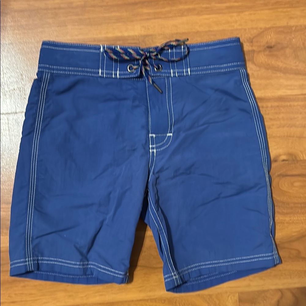 Crewcuts Blue Board Shorts with Quick-Dry Fabric